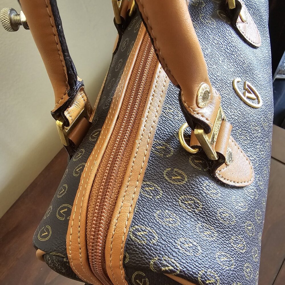 NWOT Gianni Valentino ~ Small Boston Handbag/Satchel ~ Made in Italy - Picture 9 of 9